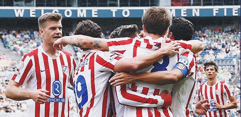 Barrios Brace Powers Atletico Madrid Past Seattle Sounders