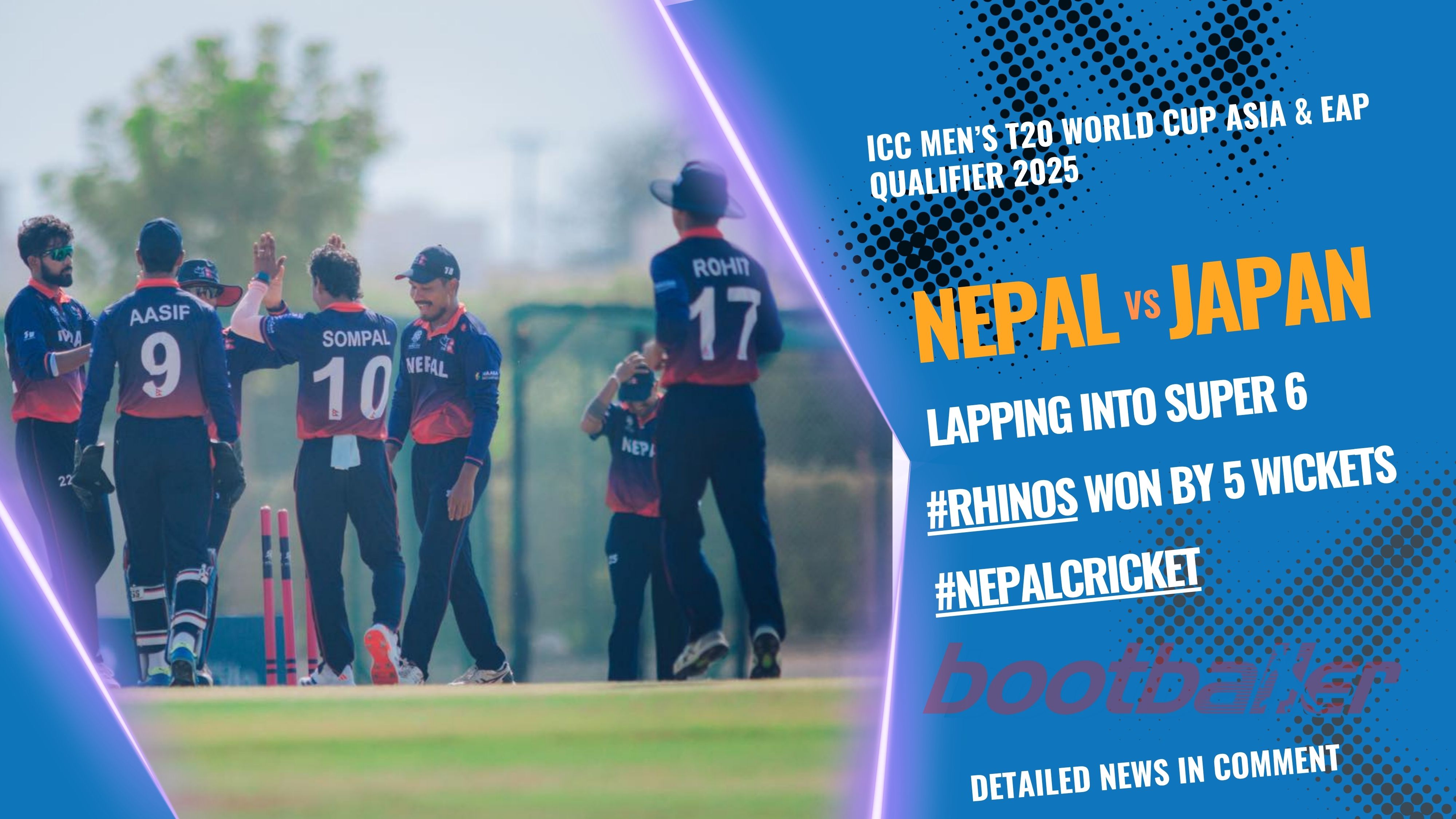 Nepal Overcome Japan in Composed Chase to Remain Unbeaten in EAP Qualifiers