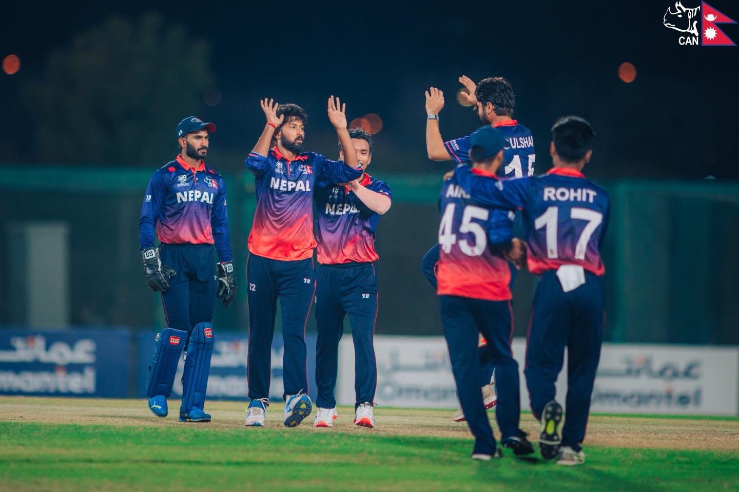 Nepal Outclass Oman by 38 Runs, Celebrate World Cup Qualification in Style