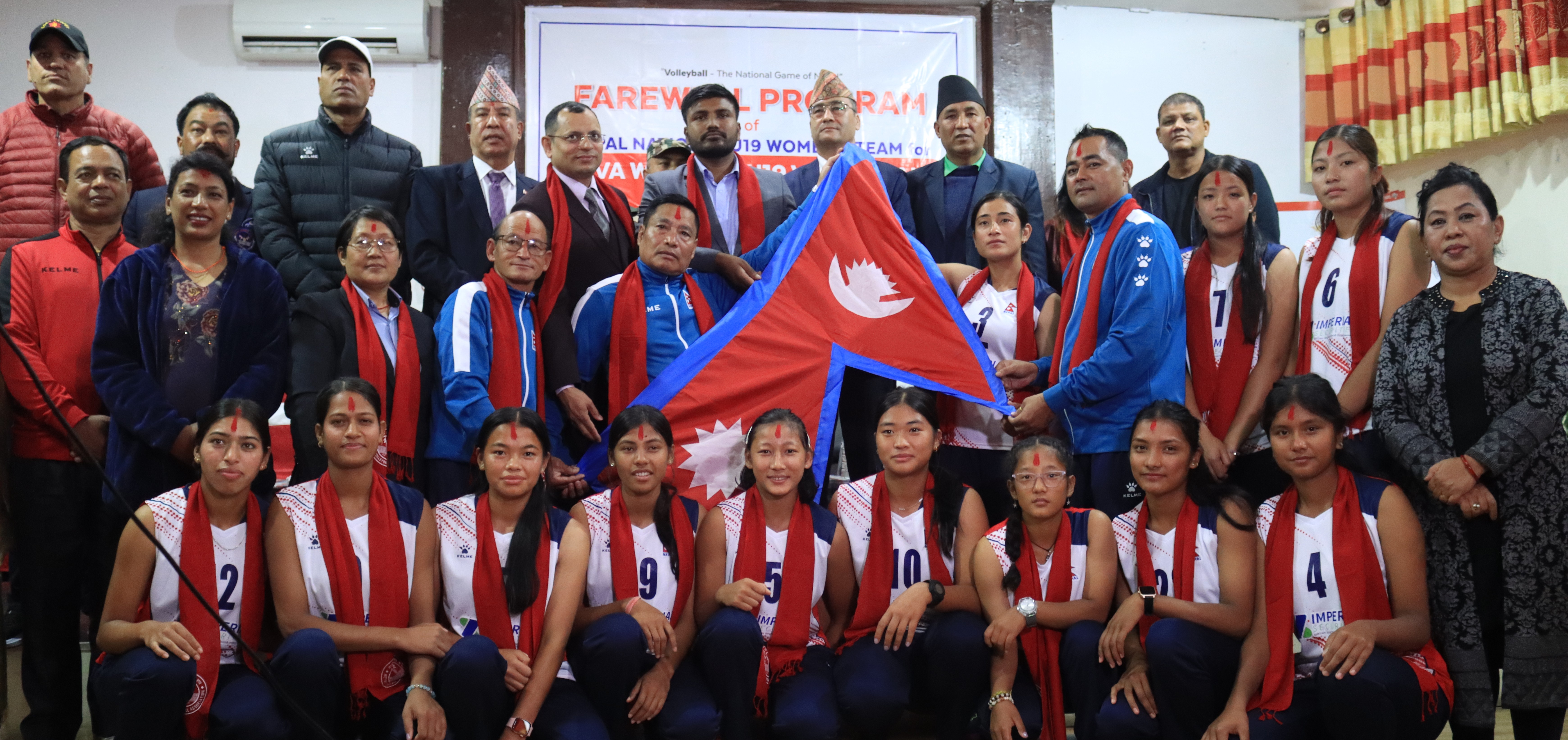 Nepal U-19 Women’s Volleyball Team Set to Depart for CAVA Championship in Sri Lanka