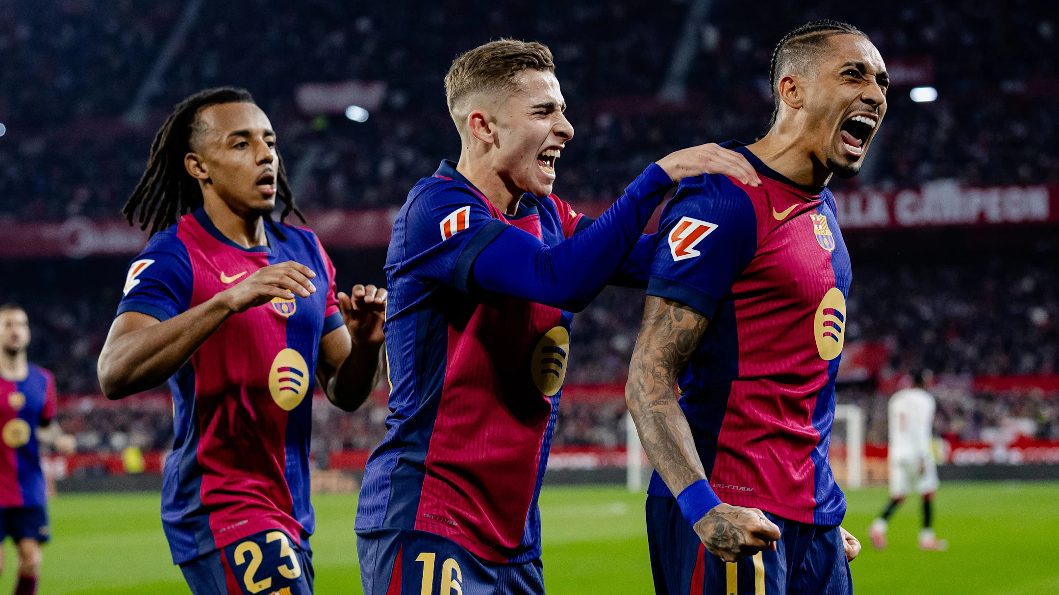 Barcelona Storms Past Sevilla 4-1, Closes Gap on La Liga Leaders in Thrilling Fashion