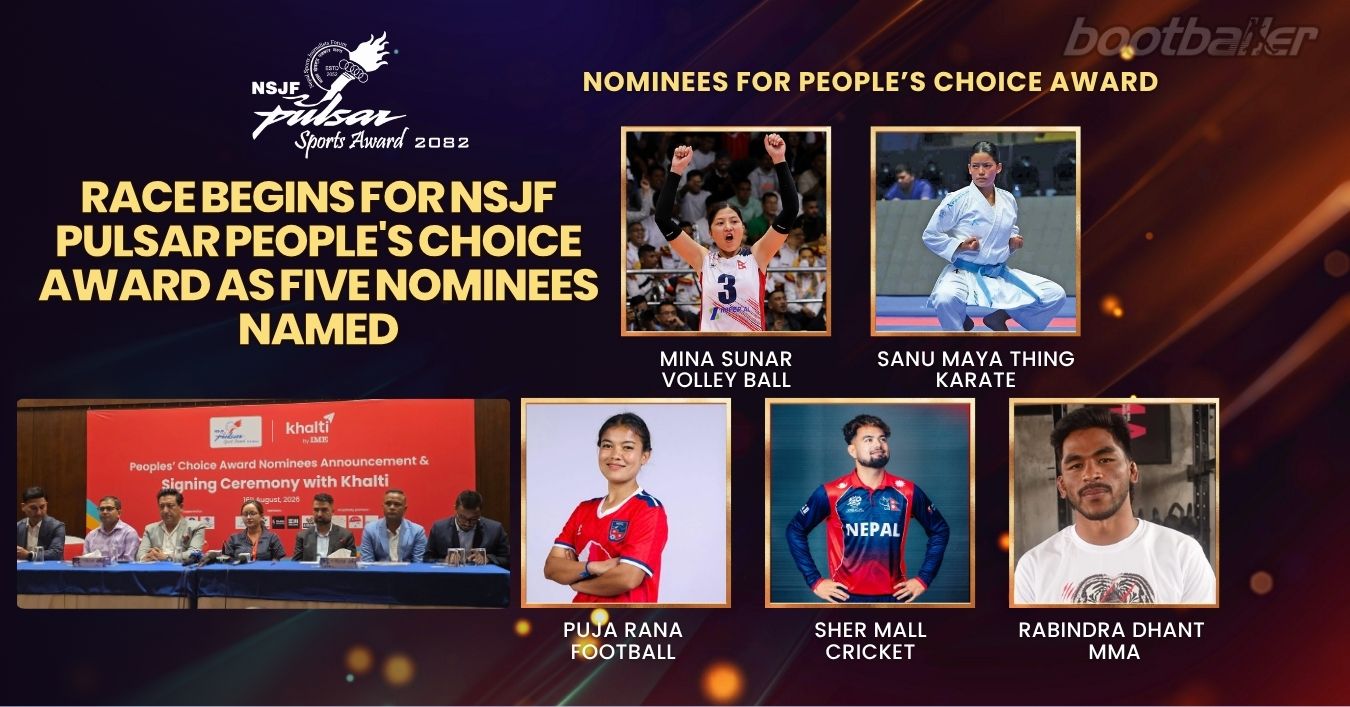 Five Nepali Athletes Shortlisted for 23rd Pulsar Sports Award People's Choice Honor