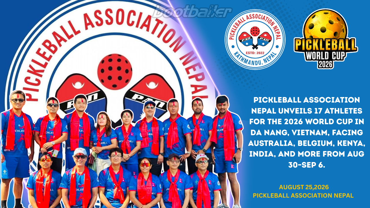 Nepal Sends 17-Athlete Squad to Pickleball World Cup in vietnam
